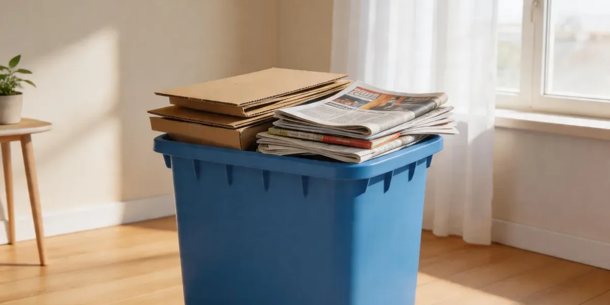 Niebieski worek — papier w praktyce. Co wrzucać, a co wysłać do zmieszanych