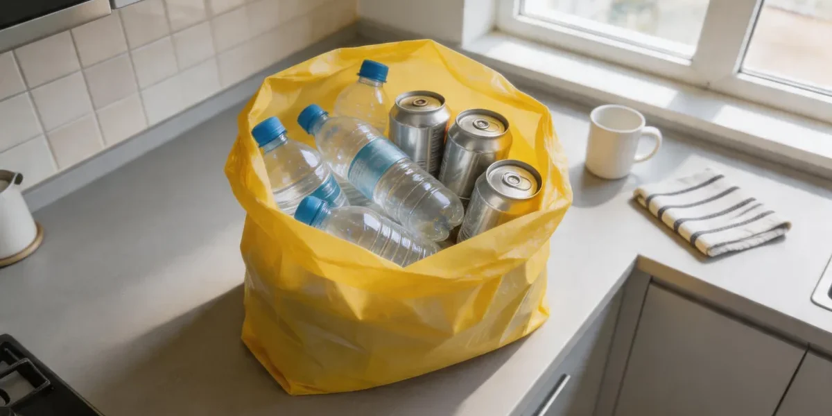 Żółty worek — co można, a czego nie wolno wrzucać [przewodnik 2026]